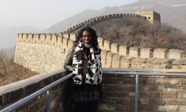 Novelette visiting the great wall in China